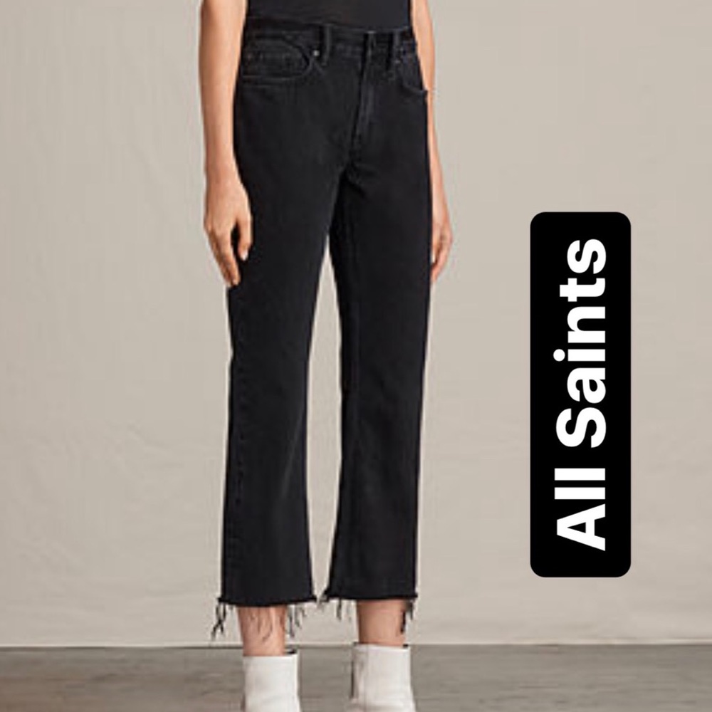 Kick Flare Mid Rise Cropped ALL SAINTS